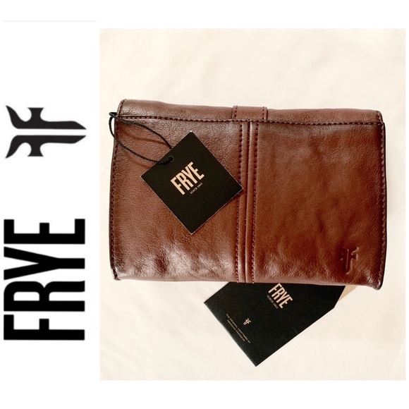 LAST 1 ‼️ FRYE genuine leather crossbody cognac - Picture 3 of 7
